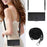 For iPhone 17 Pro Cat Rat Embossed Pattern RFID Leather Phone Case with Lanyard(Black)
