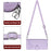 For iPhone 17 Pro Cat Rat Embossed Pattern RFID Leather Phone Case with Lanyard(Purple)