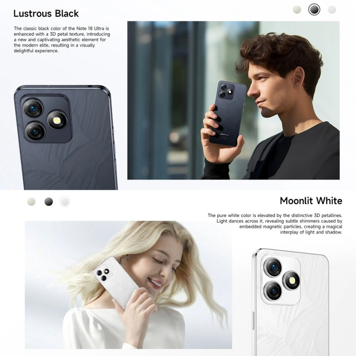 Ulefone Note 18 Ultra, Side Fingerprint, 6.78 inch Android 13 MediaTek Dimensity 720 5G MT6853 Octa Core 2.0GHz, NFC, Network: 5G