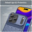For iPhone 17 Pro Max Thunderbolt Shockproof Soft TPU Phone Case(Blue)