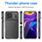 For iPhone 17 Pro Max Thunderbolt Shockproof Soft TPU Phone Case(Black)