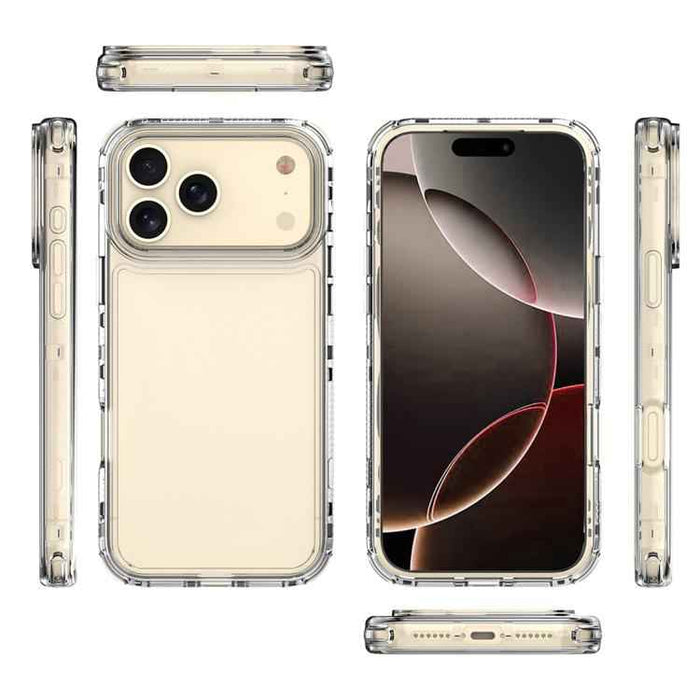 For iPhone 17 Pro Max Acrylic Transparent Phone Case