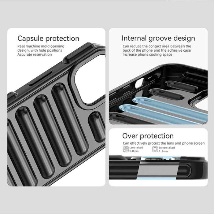 For iPhone 16 Pro Capsule Series Candy Color TPU Phone Case(Transparent)
