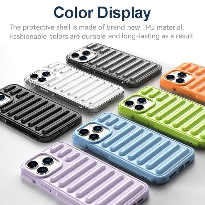 For iPhone 16 Pro Capsule Series Candy Color TPU Phone Case(Purple)