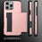For iPhone 16e Shockproof Armor Phone Case with Card Slot(Blue)