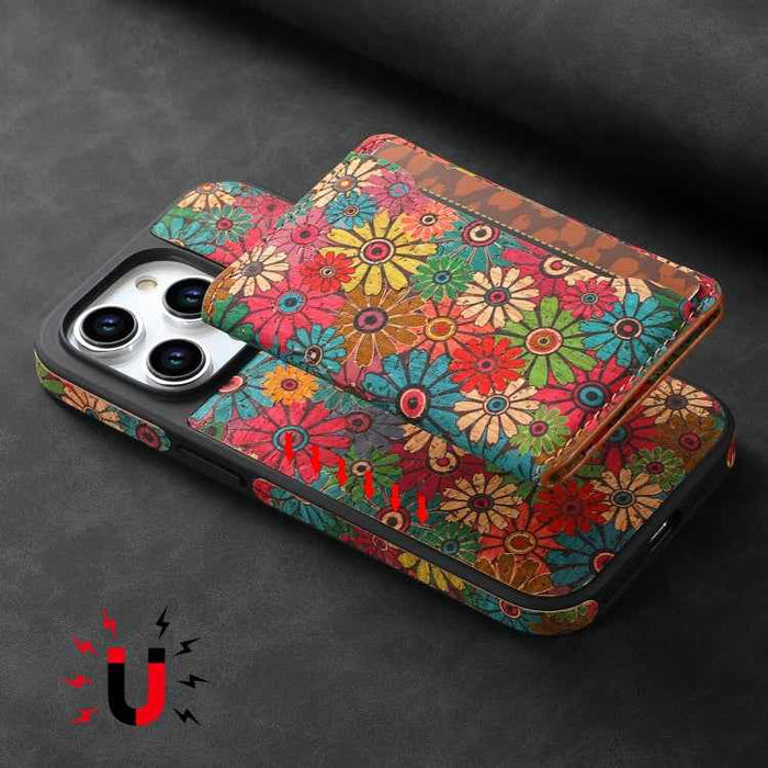For iPhone 16 Pro MagSafe Detachable Card Slot Holder Phone Case(Green)