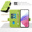 For iPhone 17 Pro Embossed Rose RFID Anti-theft Leather Phone Case(Green)