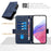 For iPhone 17 Pro Embossed Rose RFID Anti-theft Leather Phone Case(Dark Blue)