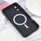 For iPhone 16 Liquid TPU Silicone Solid Color MagSafe Phone Case(Black)