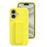 For iPhone 16 Plus Liquid Silicone Holder Phone Case(Yellow)