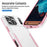 For iPhone 17 Pro Max Pioneer Armor Heavy Duty PC + TPU Phone Case(White+Pink)