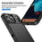 For iPhone 17 Pro Max Pioneer Armor Heavy Duty PC + TPU Phone Case(Black)