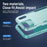 For iPhone 17 Pro Max Pioneer Armor Heavy Duty PC + TPU Phone Case(Green)