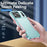 For iPhone 17 Pro Max Pioneer Armor Heavy Duty PC + TPU Phone Case(Green+Pink)