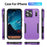 For iPhone 17 Pro Max Pioneer Armor Heavy Duty PC + TPU Phone Case(Purple+Black)