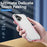 For iPhone 17 Pioneer Armor Heavy Duty PC + TPU Phone Case(White+Pink)