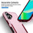 For iPhone 17 Pioneer Armor Heavy Duty PC + TPU Phone Case(Pink+Rose Red)