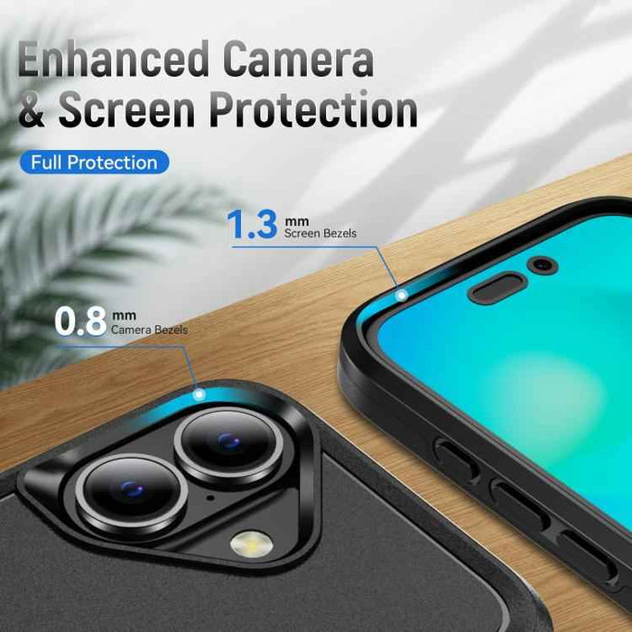 For iPhone 17 Pioneer Armor Heavy Duty PC + TPU Phone Case(Black)