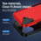 For iPhone 17 Pioneer Armor Heavy Duty PC + TPU Phone Case(Red+Black)