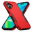 For iPhone 17 Pioneer Armor Heavy Duty PC + TPU Phone Case(Red+Black)
