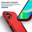 For iPhone 17 Pioneer Armor Heavy Duty PC + TPU Phone Case(Red+Rose Red)