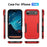 For iPhone 17 Air Pioneer Armor Heavy Duty PC + TPU Phone Case(Red+Black)