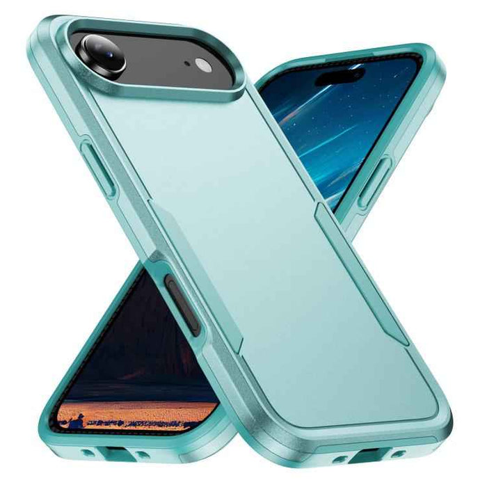 For iPhone 17 Air Pioneer Armor Heavy Duty PC + TPU Phone Case(Green)