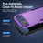 For iPhone 17 Air Pioneer Armor Heavy Duty PC + TPU Phone Case(Purple+Black)