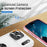 For iPhone 17 Pro Max Pioneer Armor Heavy Duty PC + TPU Phone Case with Holder(White+Pink)