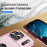 For iPhone 17 Pro Max Pioneer Armor Heavy Duty PC + TPU Phone Case with Holder(Pink+Rose Red)