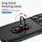 For iPhone 17 Pro Max Pioneer Armor Heavy Duty PC + TPU Phone Case with Holder(Black)