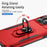 For iPhone 17 Pro Max Pioneer Armor Heavy Duty PC + TPU Phone Case with Holder(Red+Black)