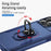 For iPhone 17 Pro Max Pioneer Armor Heavy Duty PC + TPU Phone Case with Holder(Blue)
