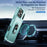 For iPhone 17 Pro Max Pioneer Armor Heavy Duty PC + TPU Phone Case with Holder(Green)