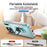 For iPhone 17 Pro Max Pioneer Armor Heavy Duty PC + TPU Phone Case with Holder(Green+Pink)