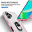 For iPhone 17 Pioneer Armor Heavy Duty PC + TPU Phone Case with Holder(White+Pink)