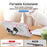 For iPhone 17 Pioneer Armor Heavy Duty PC + TPU Phone Case with Holder(White+Pink)
