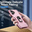 For iPhone 17 Pioneer Armor Heavy Duty PC + TPU Phone Case with Holder(Pink+Rose Red)
