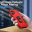 For iPhone 17 Pioneer Armor Heavy Duty PC + TPU Phone Case with Holder(Red+Rose Red)