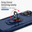 For iPhone 17 Pioneer Armor Heavy Duty PC + TPU Phone Case with Holder(Blue)