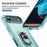For iPhone 17 Air Pioneer Armor Heavy Duty PC + TPU Phone Case with Holder(Green)