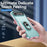 For iPhone 17 Air Pioneer Armor Heavy Duty PC + TPU Phone Case with Holder(Green+Pink)