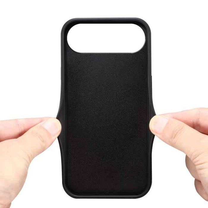 For iPhone 17 Air Denior D09 PU Dual Card Slot Back Cover Phone Case(Brown)