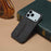 For iPhone 17 Pro Max Denior D07 DV Elastic Card Slot PU Back Cover Phone Case(Black)