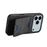 For iPhone 17 Pro Max Denior D06 PU Back Cover Card Slot Holder Phone Case(Black)
