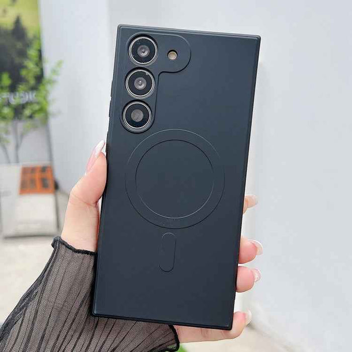 Solid Color Liquid Silicone MagSafe Magnetic Phone Case, For Samsung Galaxy S22+ 5G, For Samsung Galaxy S22 5G