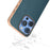 For iPhone 16 Pro Max ABEEL Electroplating Frame Genuine Leather Xiaoya Series Phone Case(Dark Green)