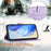 For iPhone 17 Pro Smile Embossing RFID Leather Phone Case(Light Purple)