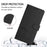 For iPhone 17 Pro Max Smile Embossing RFID Leather Phone Case(Black)