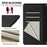 For iPhone 17 Pro Max Smile Embossing RFID Leather Phone Case(Black)